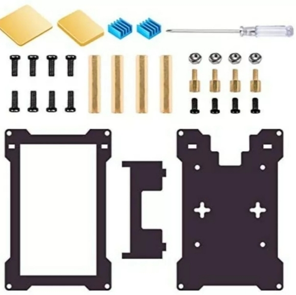 Miuzei Raspberry Pi 4 Touchscreen with Case and Fan. 4" IPS Touchscreen LCD. NIB - Picture 4 of 5